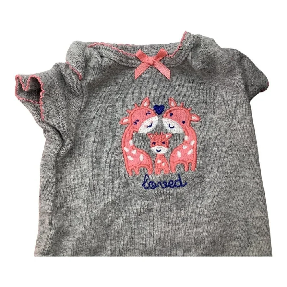 Carter's Child of Mine Baby Girl Bodysuits‎ 4 Pack Size 24M Short Sleeve Tee - Picture 7 of 12